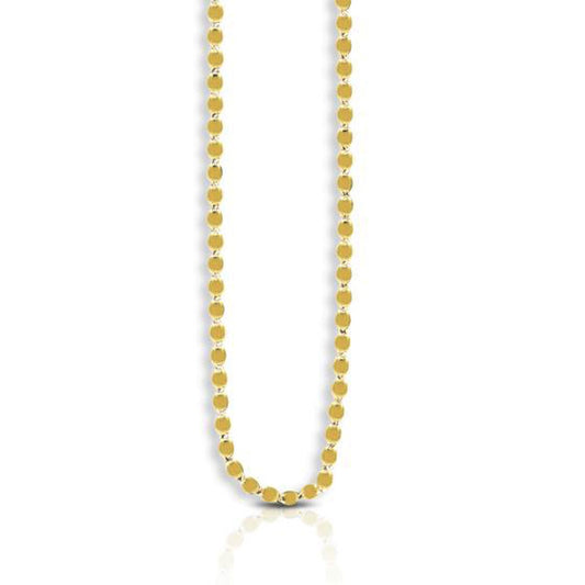 14k Yellow Gold Oval Mirror Chain (2.20 mm)
