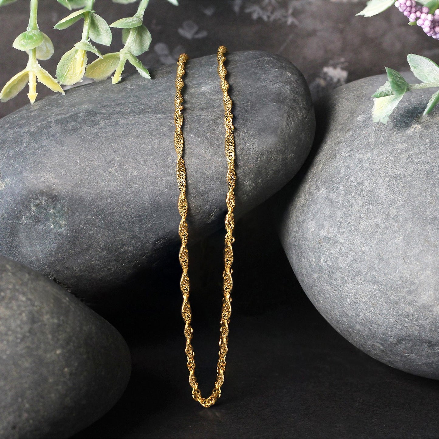 10k Yellow Gold Singapore Chain (1.80 mm)