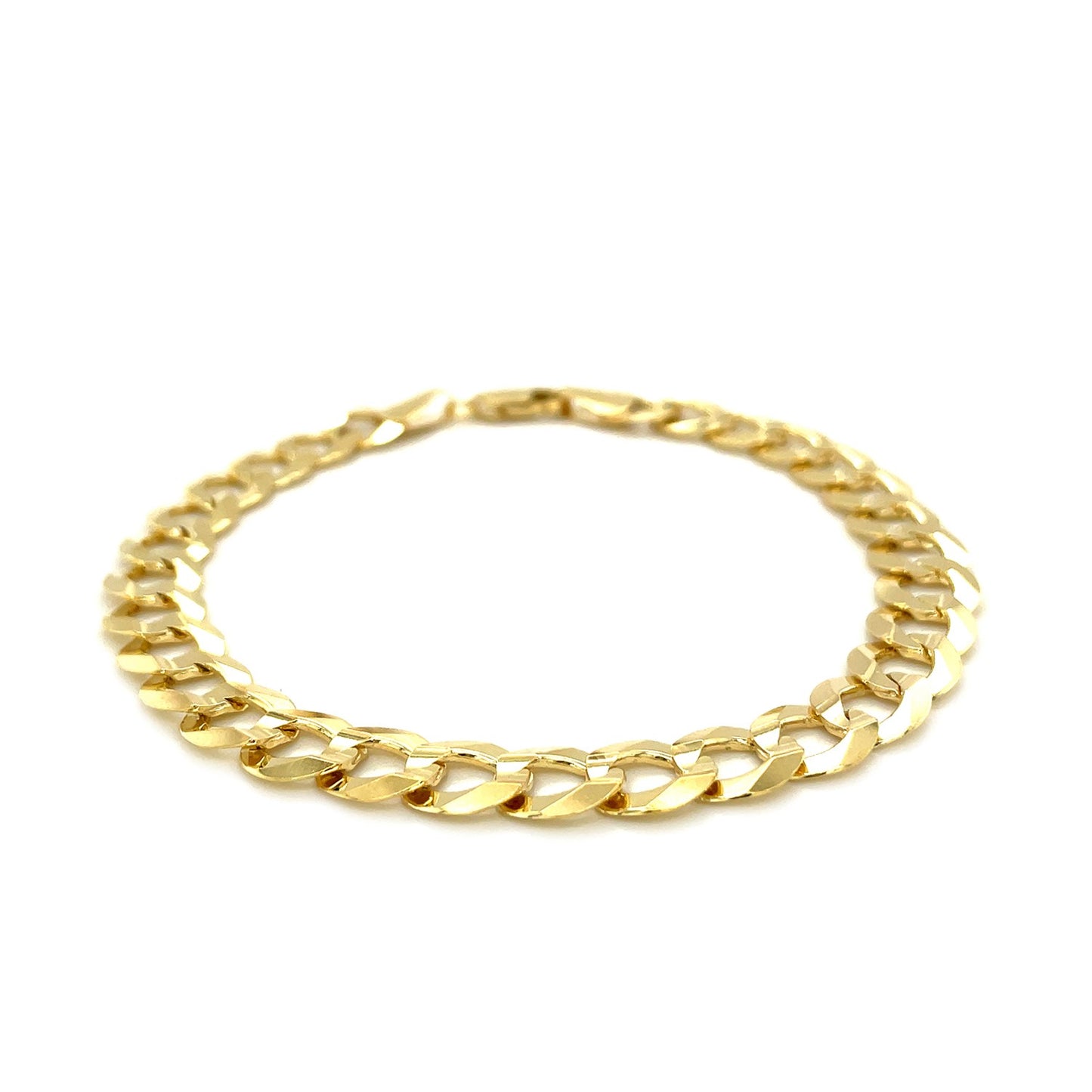 10k Yellow Gold Curb Bracelet (8.20 mm)