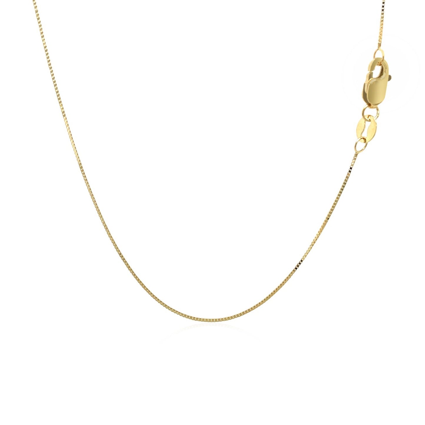 10k Yellow Gold Classic Box Chain (0.45 mm)