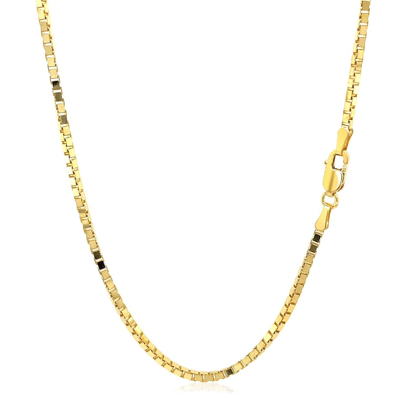 14K Yellow Gold Classic Box Chain (1.7 mm)